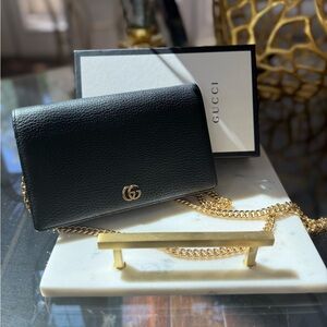Gucci GG Marmont Chain Wallet